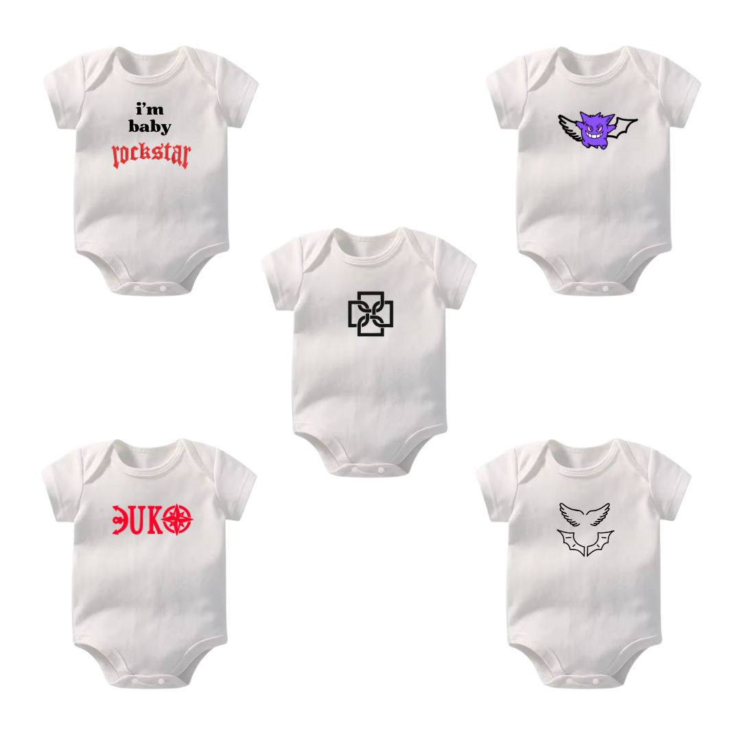 Bodys de bebe Duki pack 5