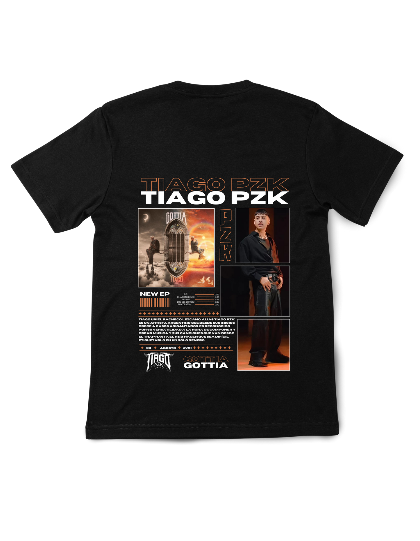 CAMISETA/SUDADERA TIAGO PZK